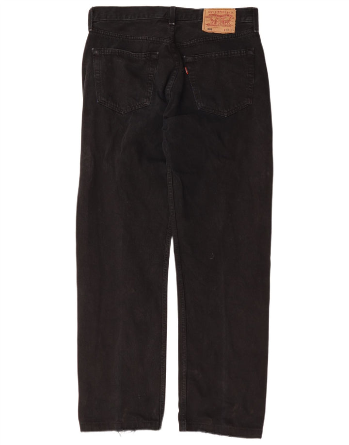 Levi's Donna 501 W32 L29 Cotone Nero