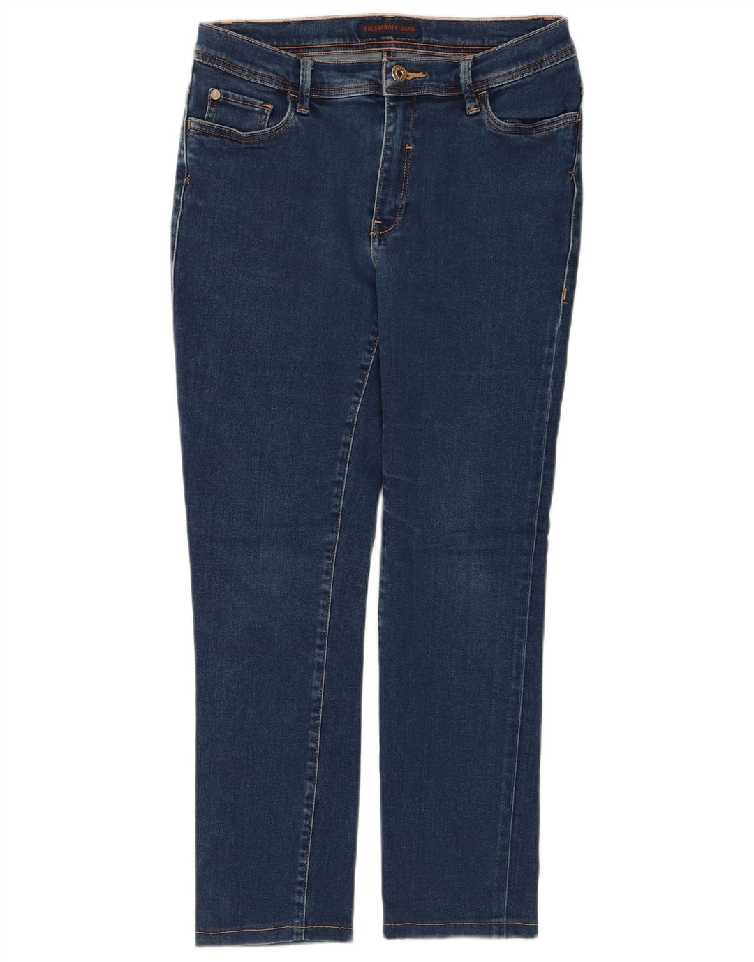 Jeans Cropped Donna Trussardi W29 L25 Blu Navy