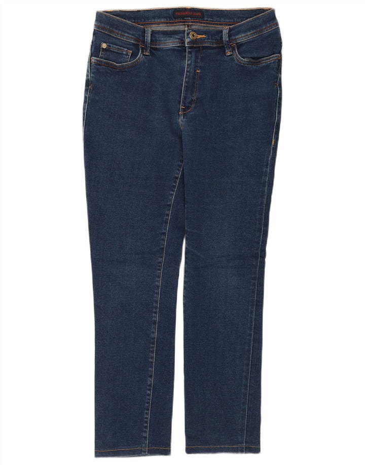 Jeans Cropped Donna Trussardi W29 L25 Blu Navy