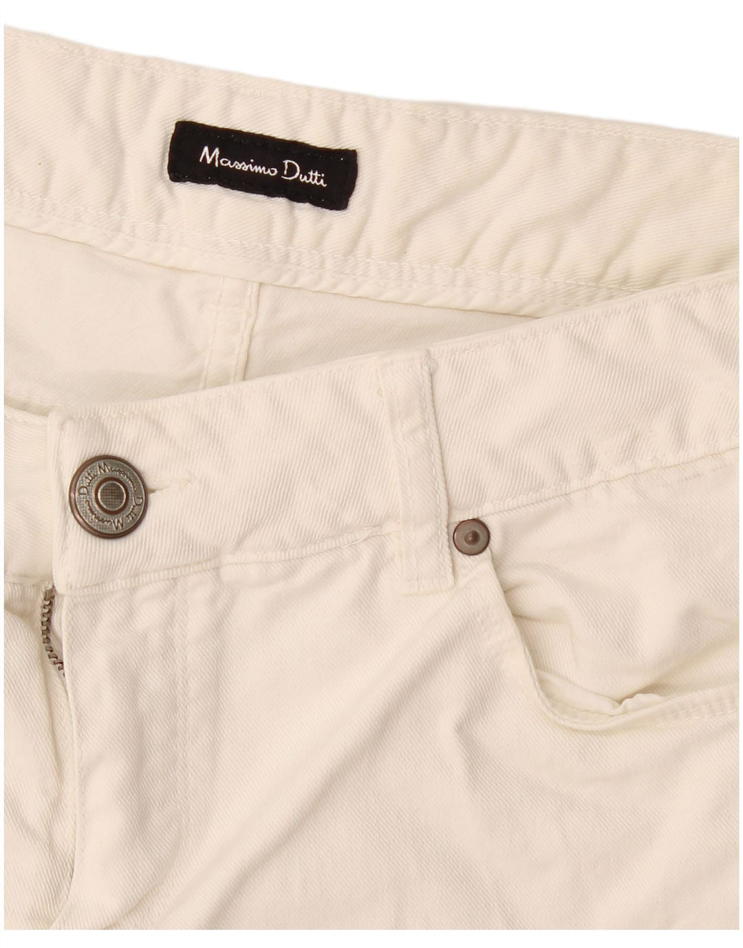 Jeans slim da donna Massimo Dutti W28 L27 bianchi