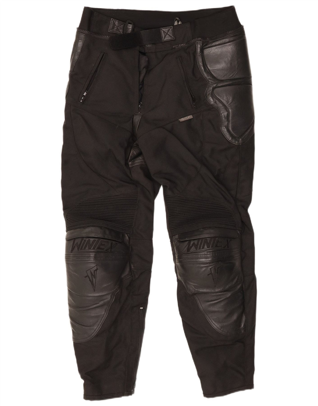 Pantaloni da moto da corsa affusolati da uomo WINTEX W32 L27 neri in poliammide