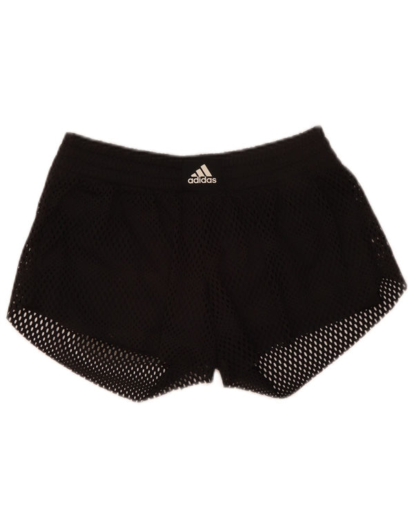 Pantaloncini sportivi Adidas da donna UK 10 piccoli poliestere nero