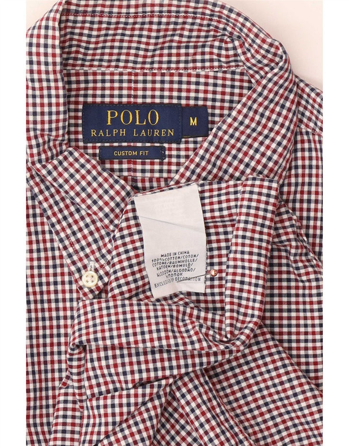 Polo Ralph Lauren Camicia da uomo su misura in cotone a quadretti multicolore medio
