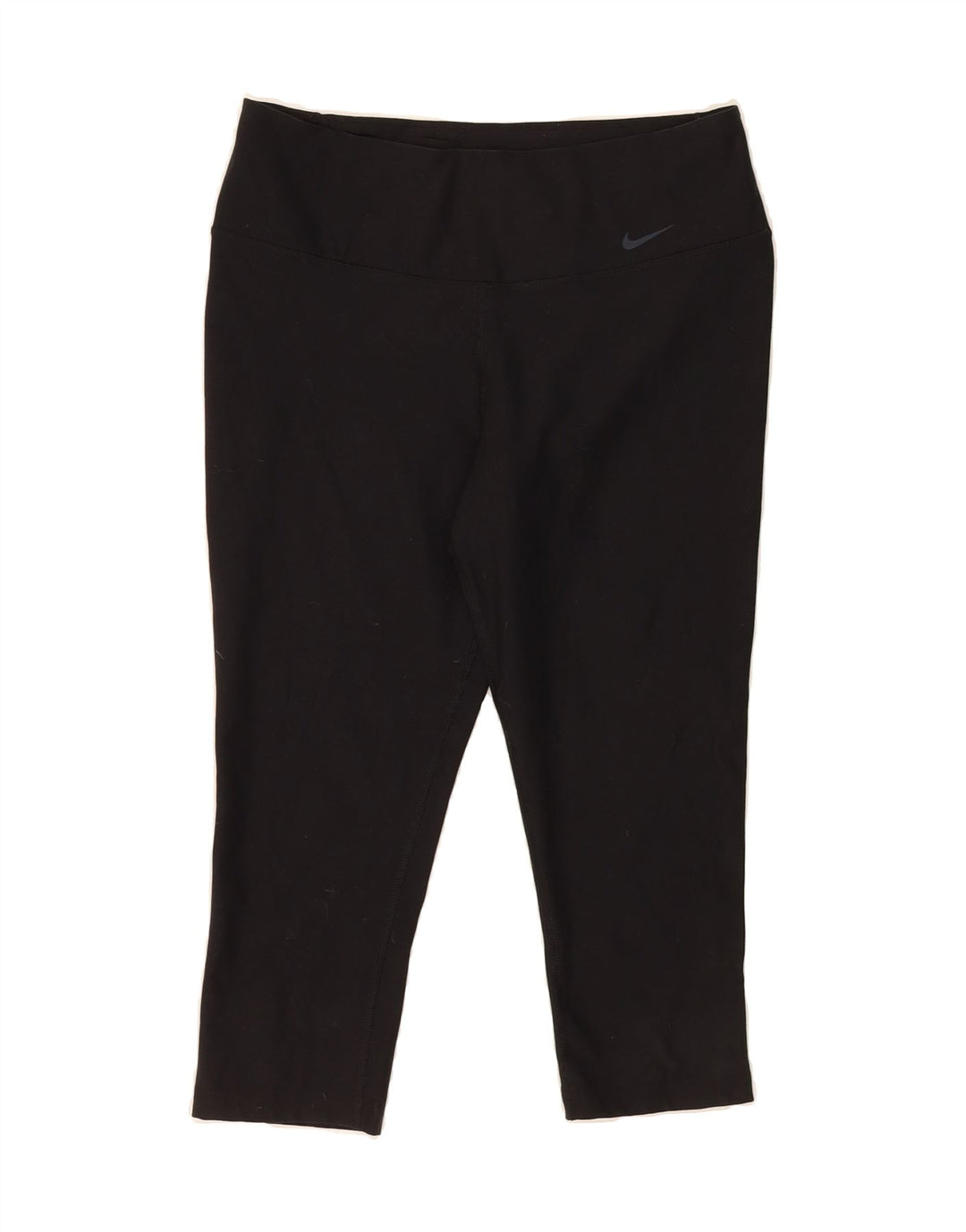 NIKE Womens Dri Fit Capri Leggings UK 12 Medium  Black Polyester Vintage Nike and Second-Hand Nike from Messina Hembry 