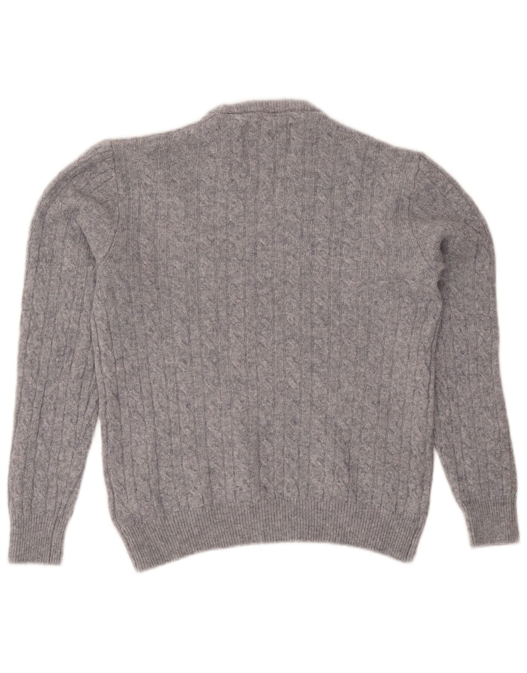 Maglione maglione girocollo da donna Jack Wills UK 14 Lana screziata grigio medio