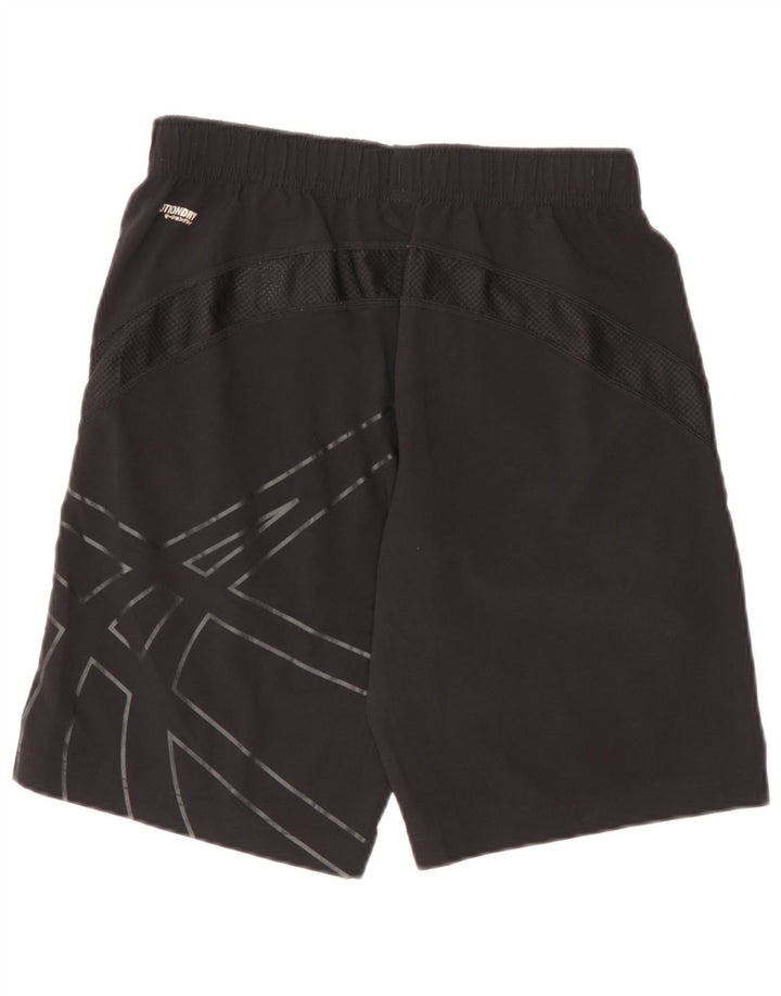 Pantaloncini sportivi Asics da ragazzo 13-14 anni in poliestere nero