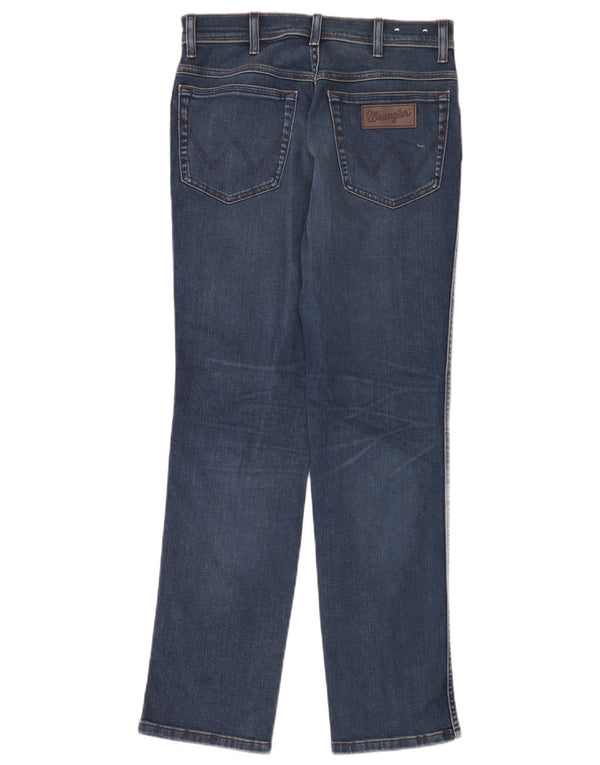 Jeans Wrangler Texas Slim da uomo W30 L30 in cotone blu navy