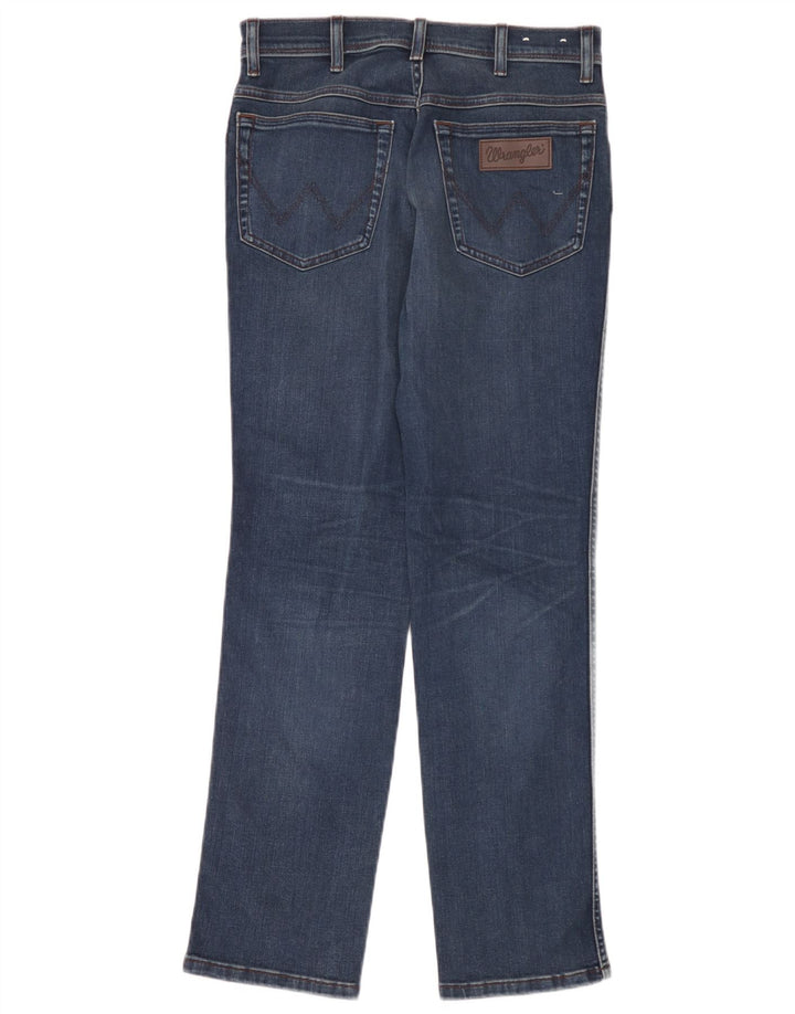 Jeans Wrangler Texas Slim da uomo W30 L30 in cotone blu navy