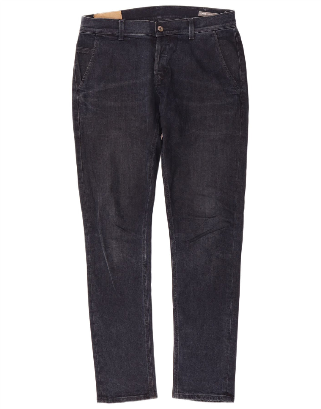 Jeans dritti da uomo Dondup W33 L34 in cotone blu navy
