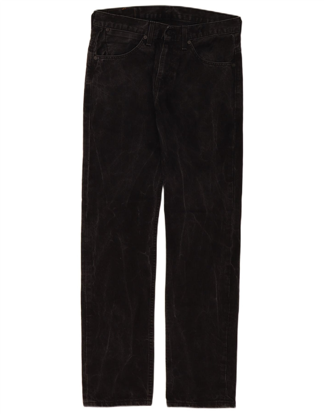 Levi's Uomo 504 Jeans dritti W30 L32 Cotone Nero