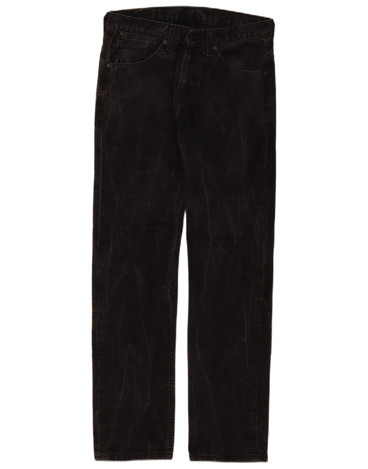 Levi's Uomo 504 Jeans dritti W30 L32 Cotone Nero