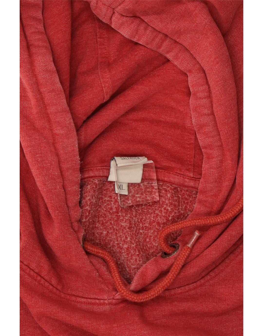 SALTROCK Felpa con cappuccio grafica da uomo XL in cotone rosso