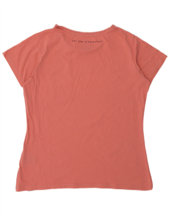 JACK WOLFSKIN T-shirt da donna Top UK 18 XL Cotone rosa