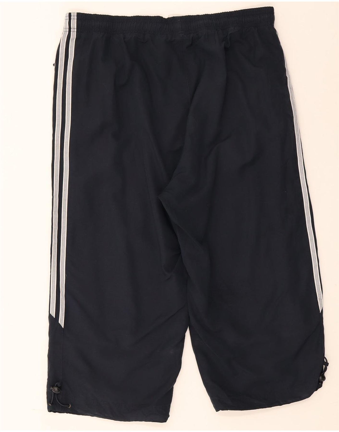 Pantaloni da tuta Adidas Capri da uomo di grandi dimensioni in poliestere blu navy