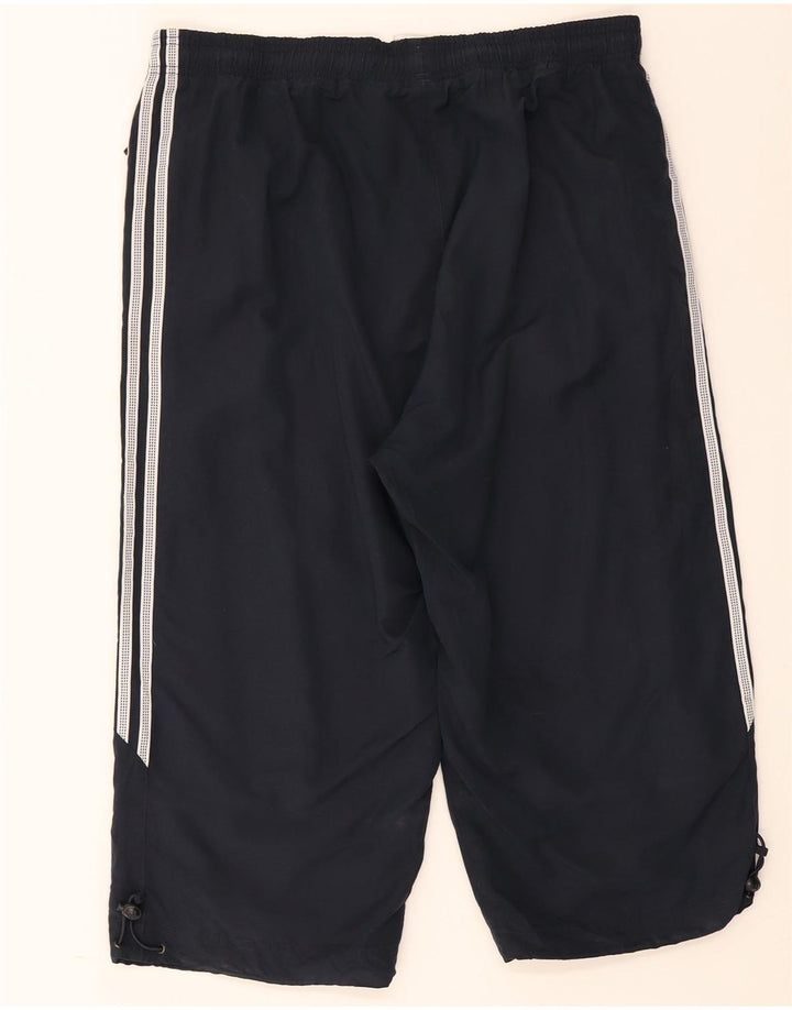 Pantaloni da tuta Adidas Capri da uomo di grandi dimensioni in poliestere blu navy