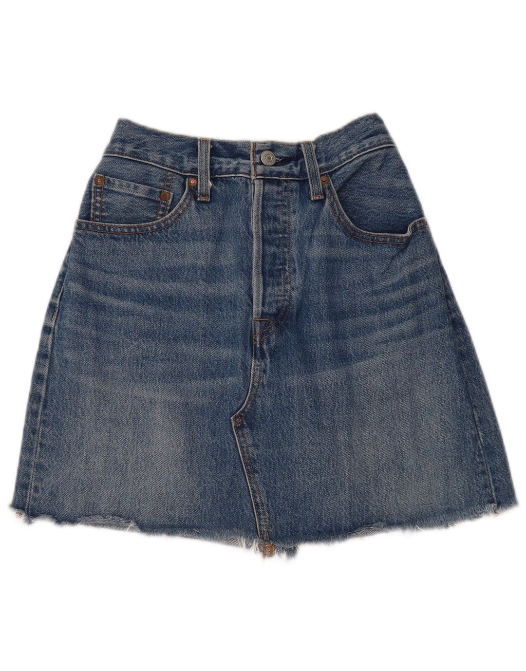 Mini gonna di jeans da donna LEVI'S W28 Blu medio