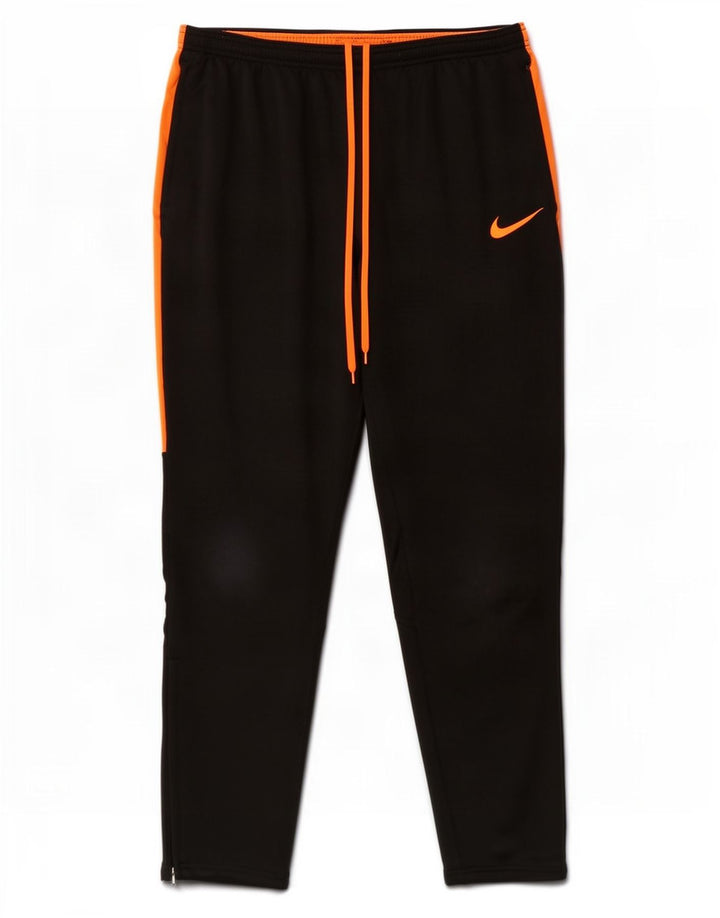 Pantaloni da tuta Nike Dri Fit da uomo, grandi, in poliestere color block nero