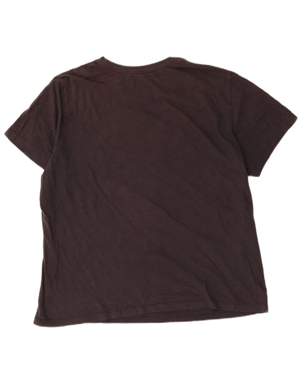 T-shirt grafica da uomo Nike Top grande in cotone nero