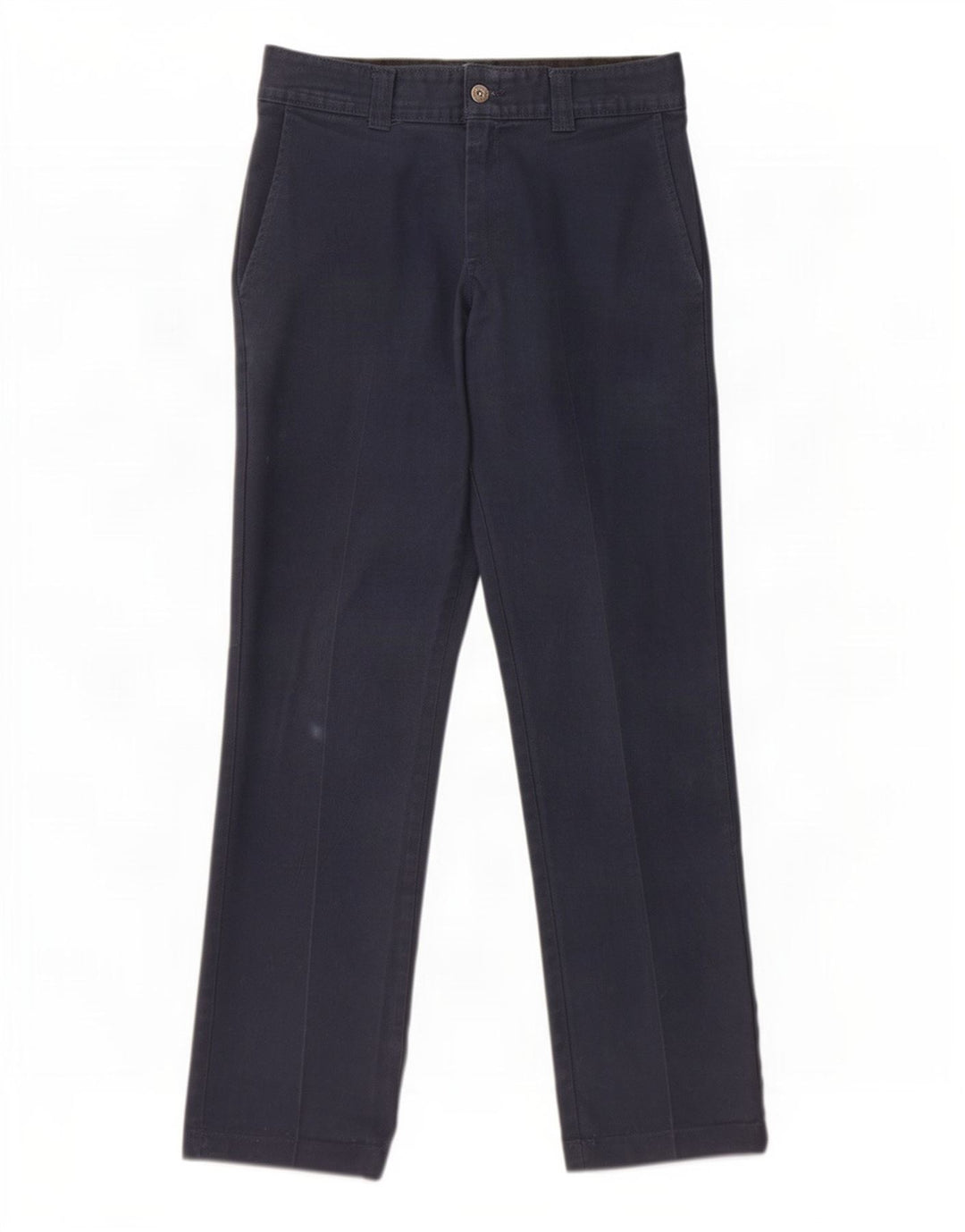 Pantaloni chino dritti da uomo Dickies W30 L32 poliestere blu navy