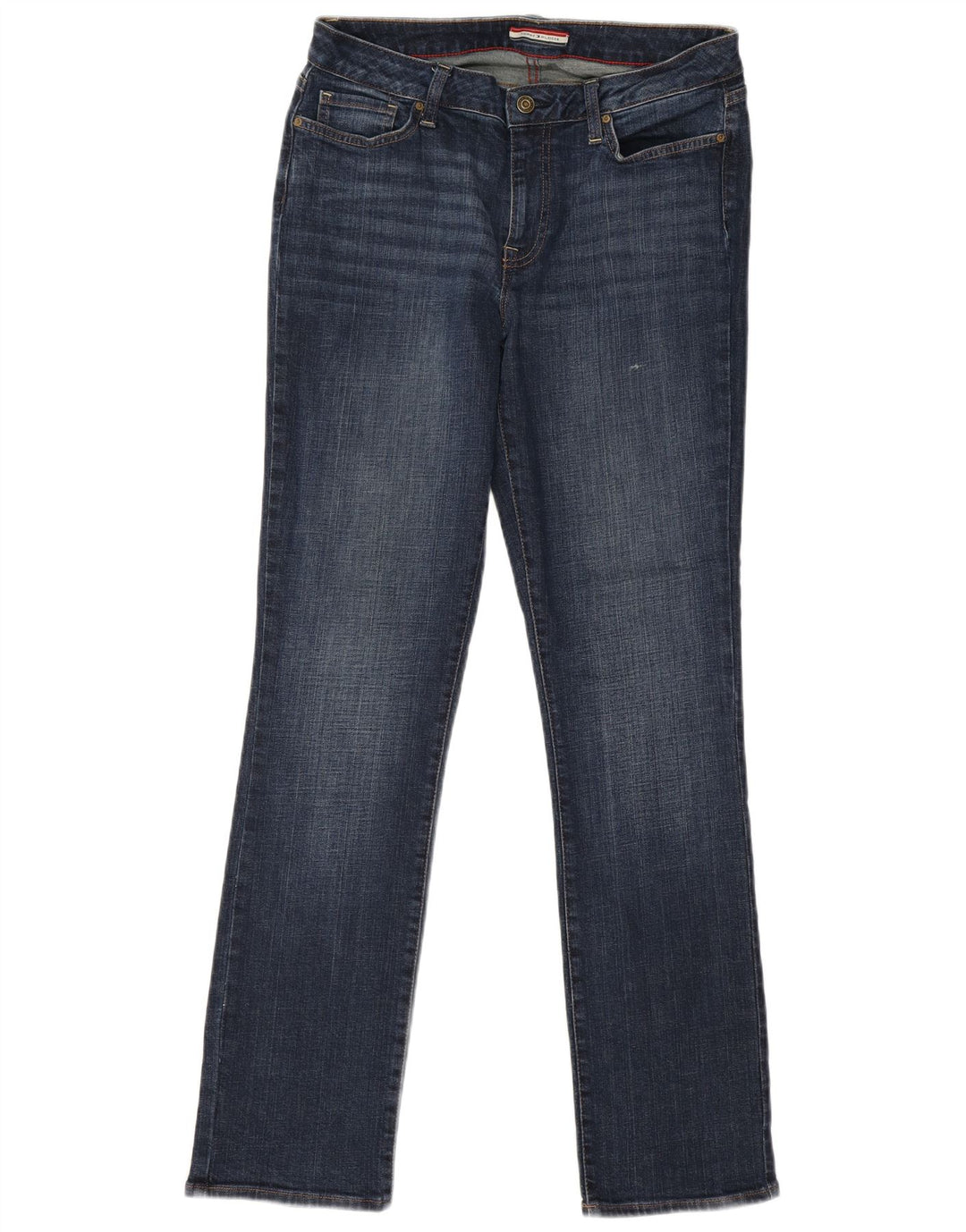 Jeans dritti Curve da donna Tommy Hilfiger US 8 medio W30 L33 blu