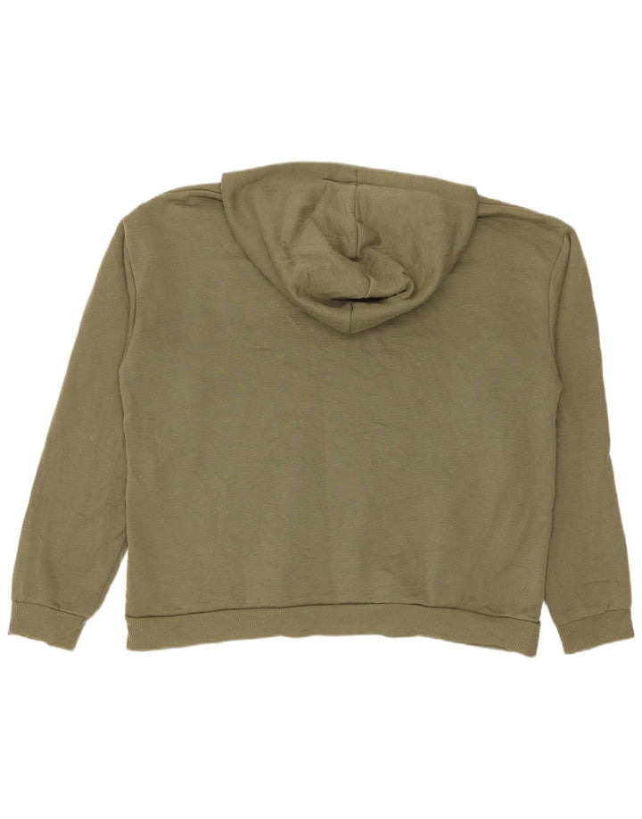 Felpa con cappuccio oversize da donna Fila UK 14 poliestere kaki medio