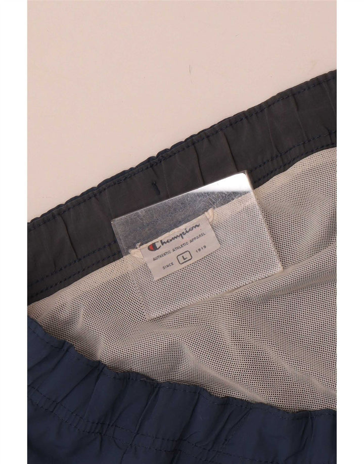 Pantaloncini da bagno da uomo Champion grandi blu navy