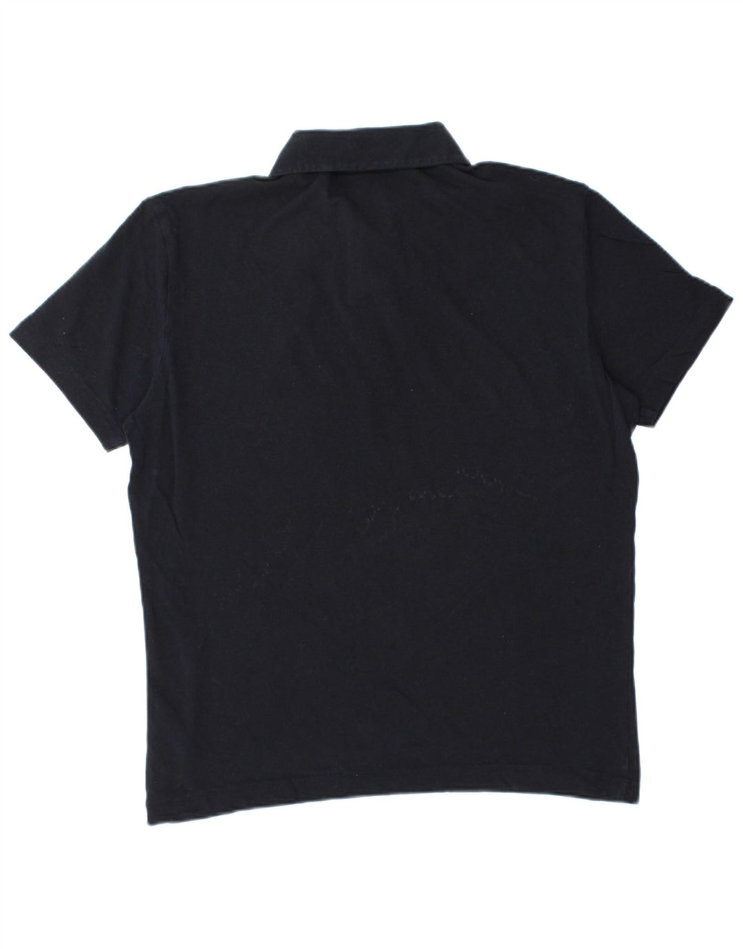 Polo da uomo Massimo Dutti in cotone blu navy medio