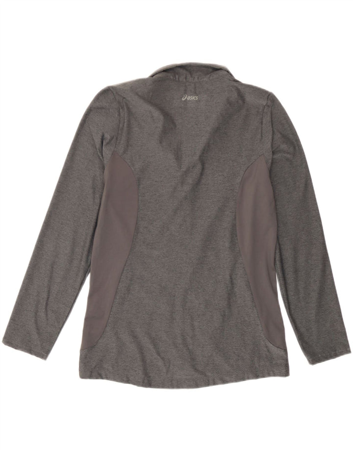 Giacca da ginnastica da donna Asics UK 10 piccola grigia chiazzata