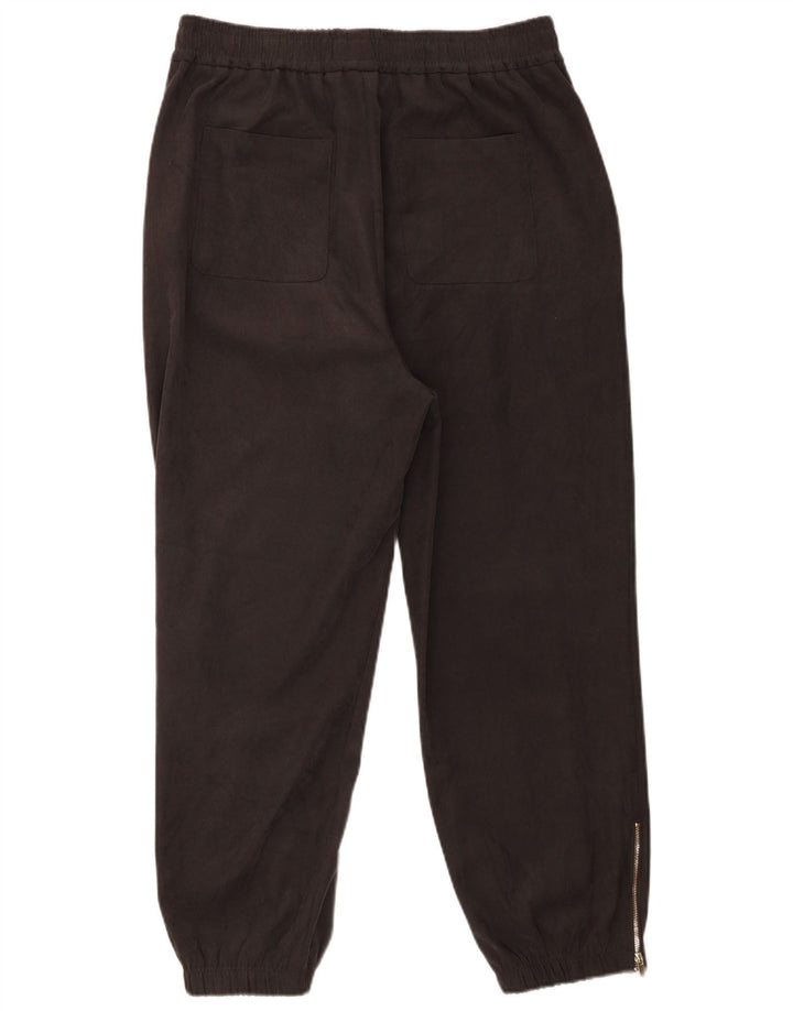 Pantaloni da tuta corti da donna Zara da jogging UK 16 grandi poliestere grigio