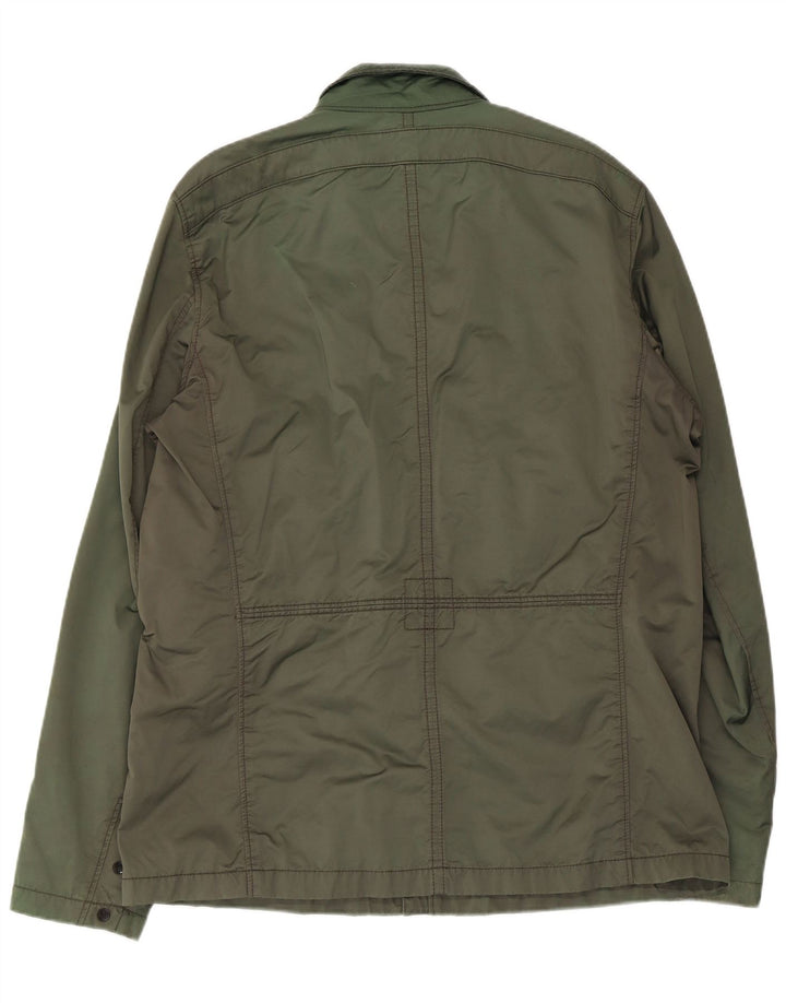 Giacca utility da uomo HUGO BOSS EU 56 3XL Verde Poliammide