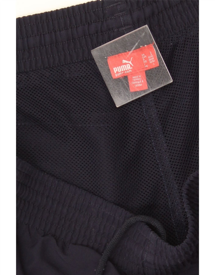 Pantaloni da tuta da uomo Puma Large Blu Navy Colorblock