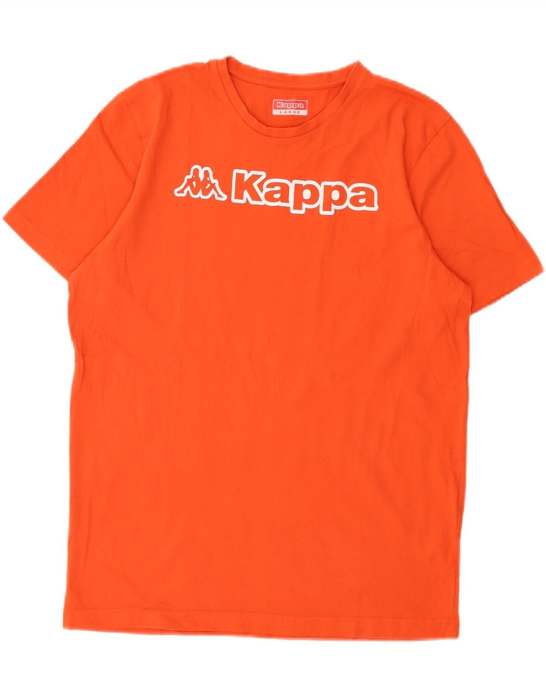 T-shirt grafica da uomo Kappa Top Large arancione
