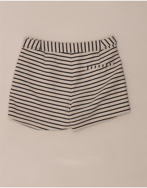Pantaloncini casual regolari da donna Zara XS W28 a righe bianche