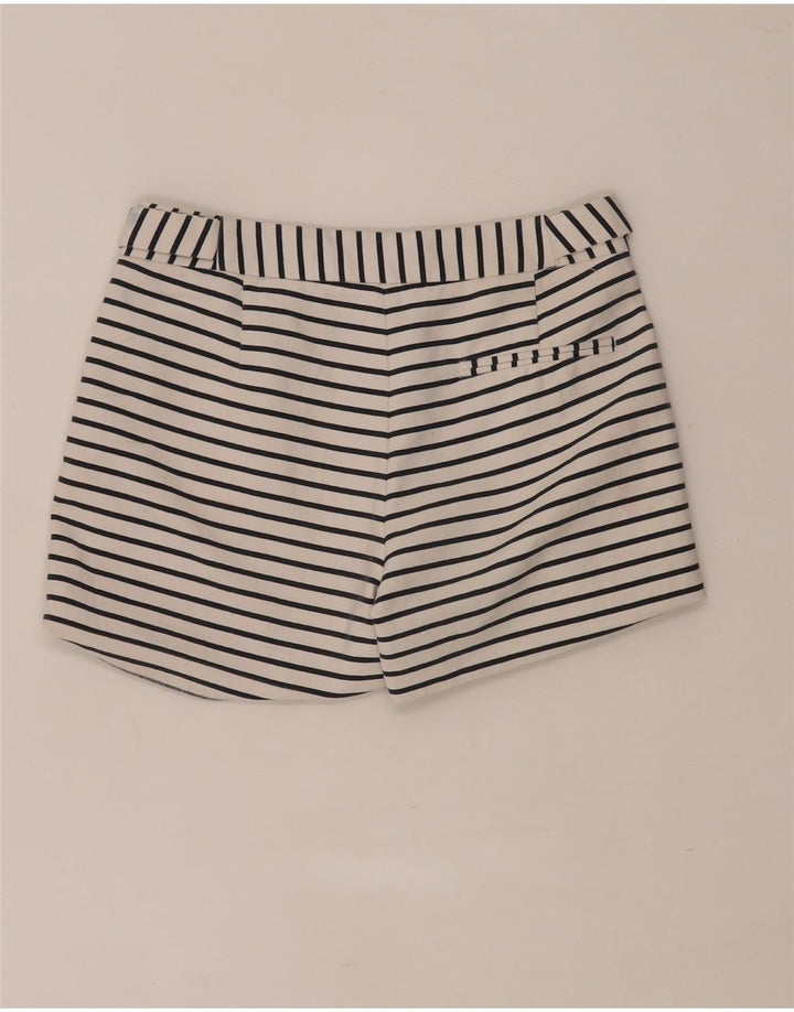 Pantaloncini casual regolari da donna Zara XS W28 a righe bianche