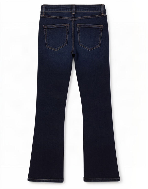 Zara Womens Bootcut Jeans EU 34 2XS W24 L26 Navy Blue Cotton
