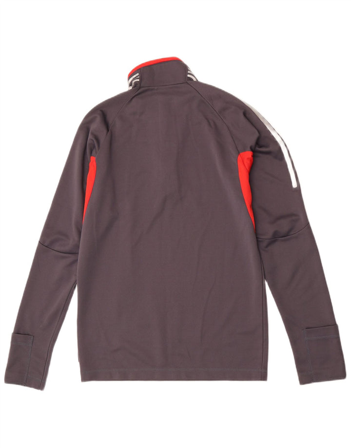Top della tuta da allenamento Adidas Climacool da uomo UK 36/38 piccolo grigio
