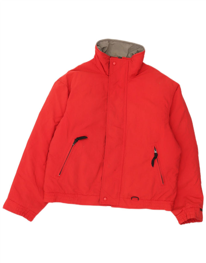 Giacca imbottita da uomo Eddie Bauer UK 42 XL cotone rosso
