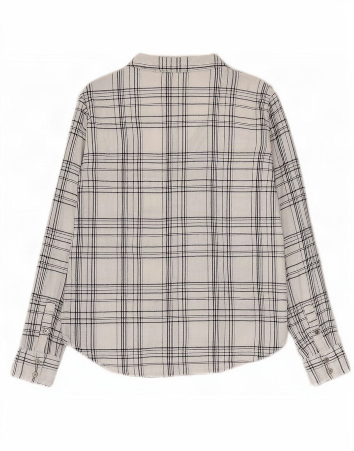 Camicia da donna Calvin Klein Jeans UK 12 medio bianco a quadri