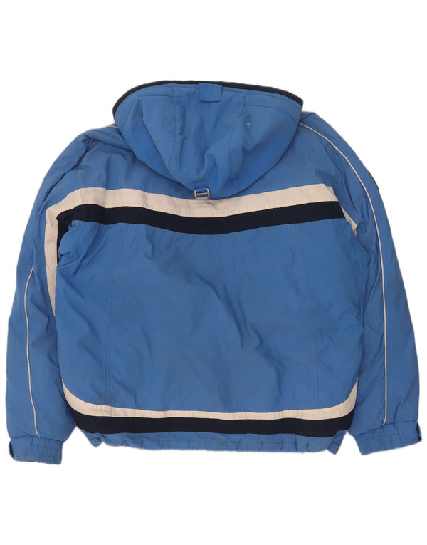 Giacca da sci da uomo con cappuccio Aesse IT 52 XL Blu Colourblock Poliammide