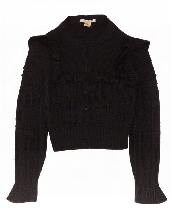 Maglione cardigan da donna Philosphy Di Lorenzo Serafini UK 10 piccolo nero