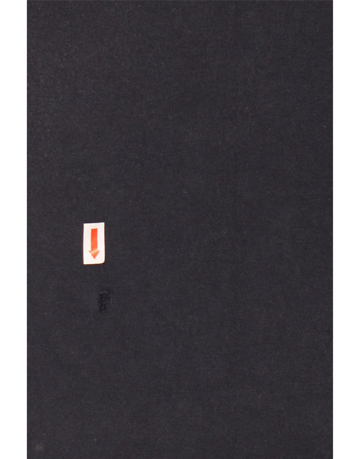 T-shirt grafica Nike da uomo con vestibilità standard, top in cotone blu navy medio