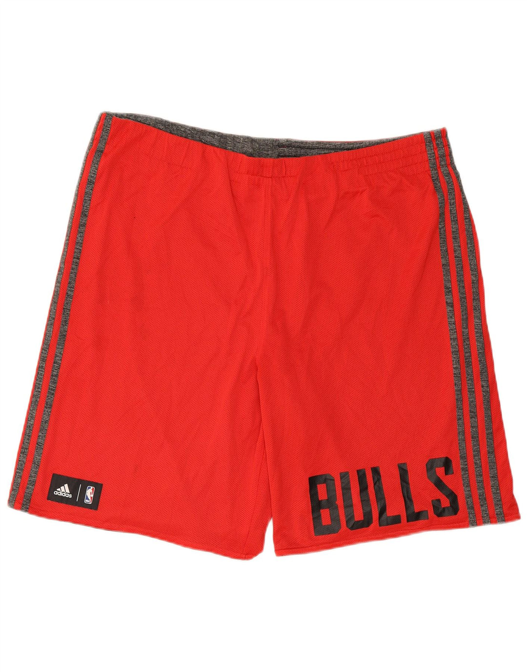 ADIDAS Mens Chicago Bulls Graphic Sport Shorts Large  Red Polyester