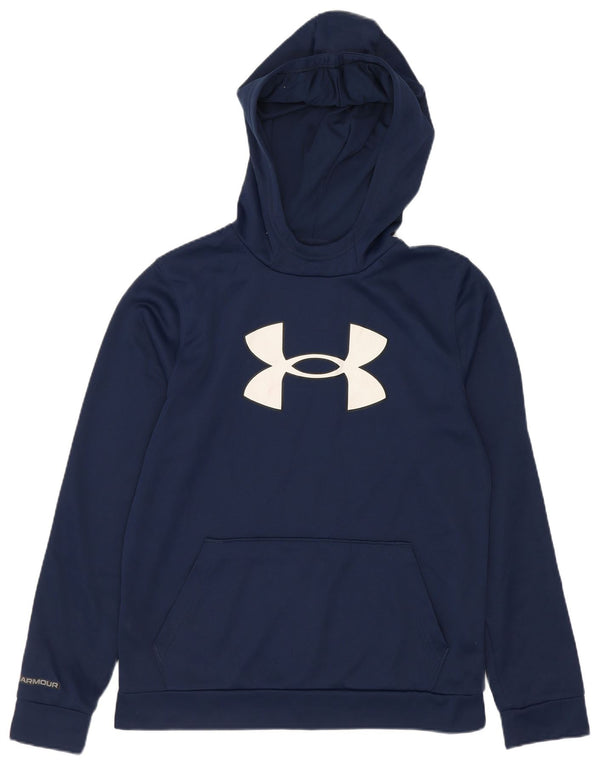 Felpa con cappuccio ampia da ragazzo Under Armour, 11-12 anni, grande blu navy