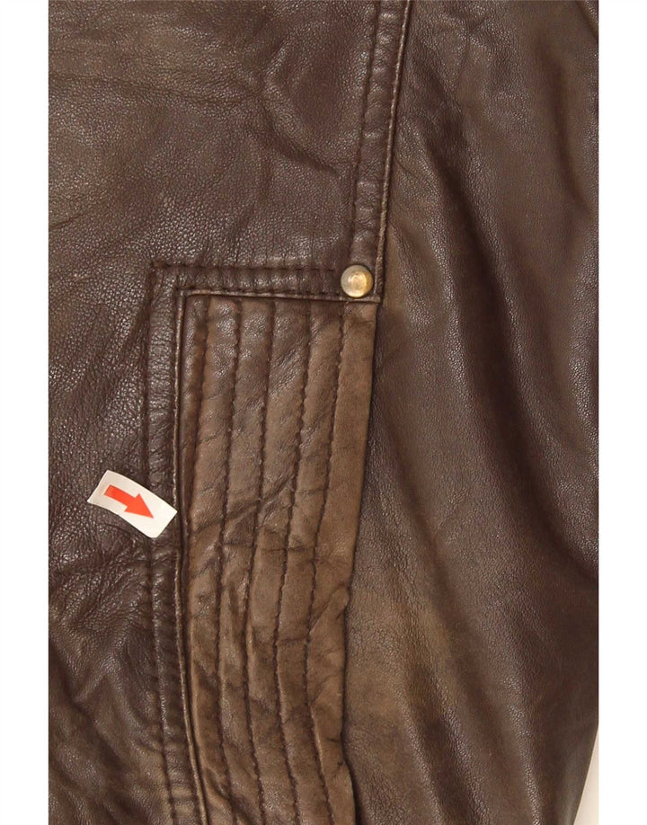 Giacca In Pelle Uomo Conbipel IT 50 Large Marrone