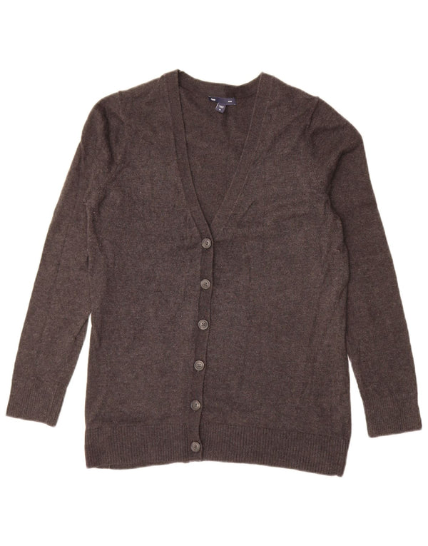 Maglione cardigan da donna Gap UK 14 Cotone grigio medio
