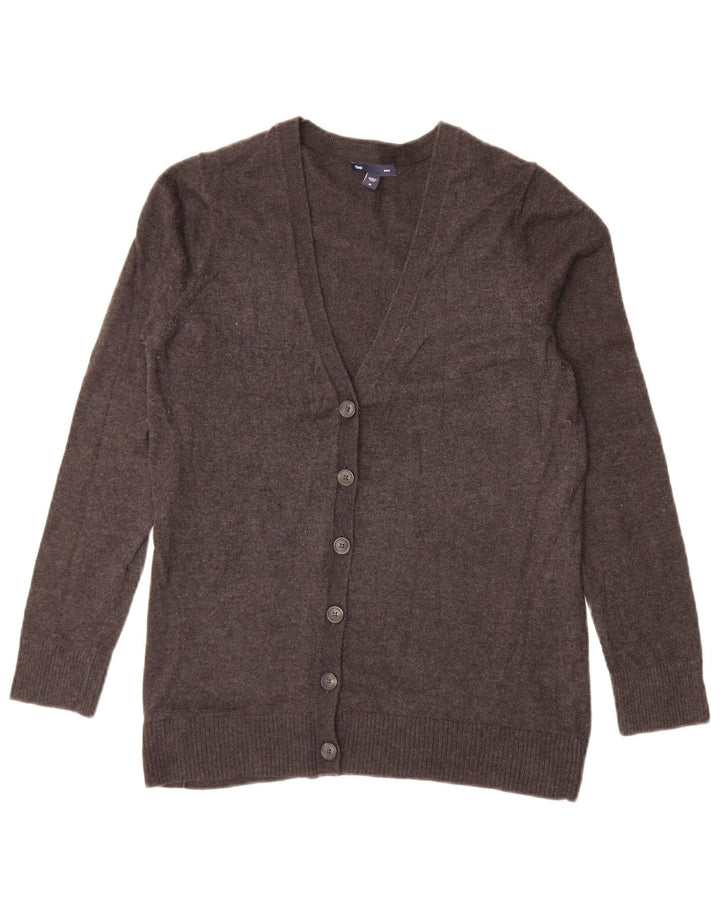 Maglione cardigan da donna Gap UK 14 Cotone grigio medio