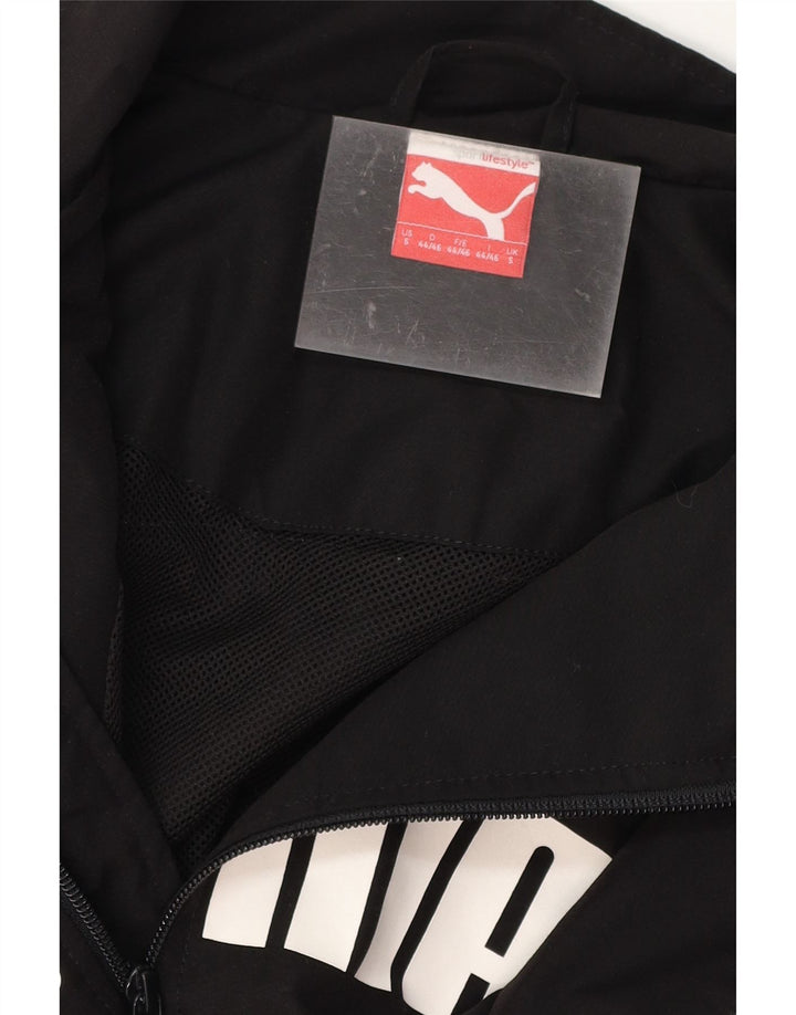 Giacca da ginnastica grafica da uomo PUMA piccola nera