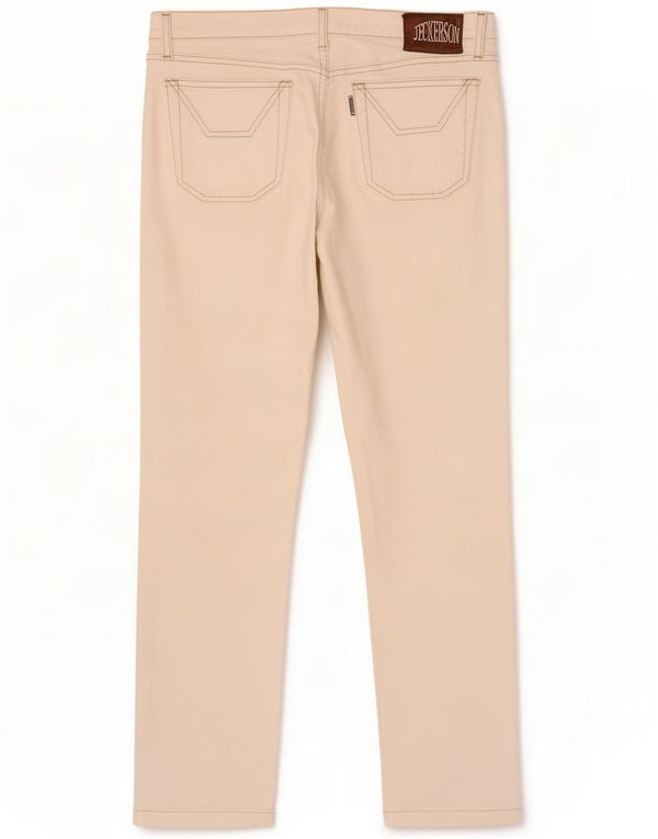 Jeckerson Jeans dritti da donna W31 L27 Cotone bianco