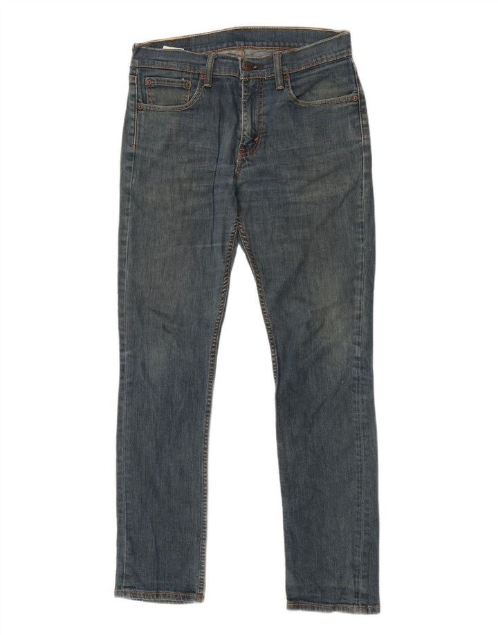 Levi's Uomo 511 Slim Jeans W31 L32 Cotone Blu