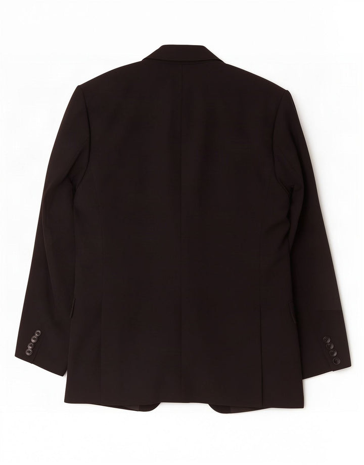 Giacca blazer a 2 bottoni da uomo Zara EU 48 viscosa nera media